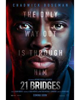 Póster (21 Bridges) en Español "Manhattan sin Salida". 