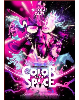Póster (El Color que cayó del Cielo) con "Nicolas Cage". 