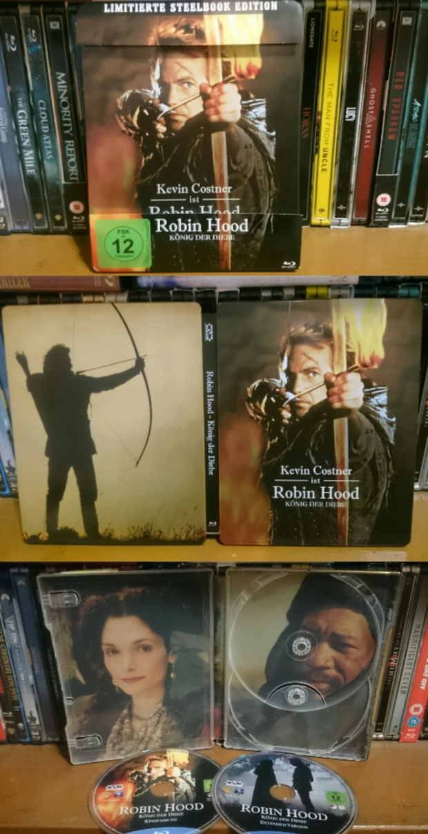 Steelbook Recibido de (Robin Hood: Príncipe de los Ladrones) de Amazon.de 
