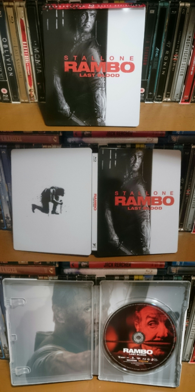 Steelbook (Rambo - Last Blood) con Brillo de Amazon.fr. 