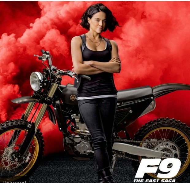 Pósters individuales de los personajes de (Fast and Furious 9). 