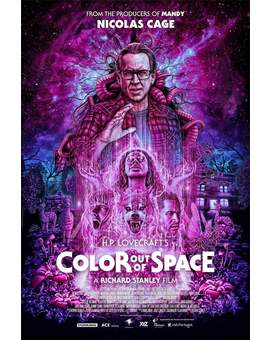 Póster (Color out of Space) con "Nicolas Cage". 
