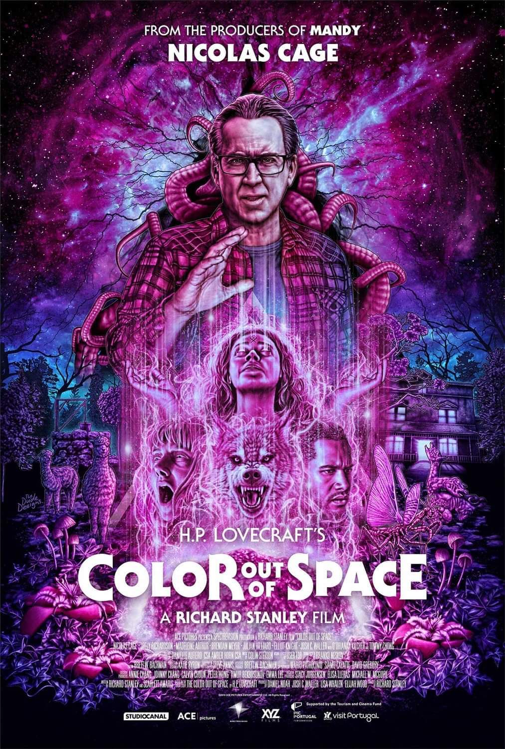 Póster (Color out of Space) con "Nicolas Cage".