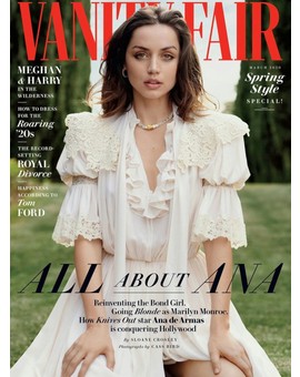 "Ana de Armas" en Portada de (Vanity Fair) en Estados Unidos. 