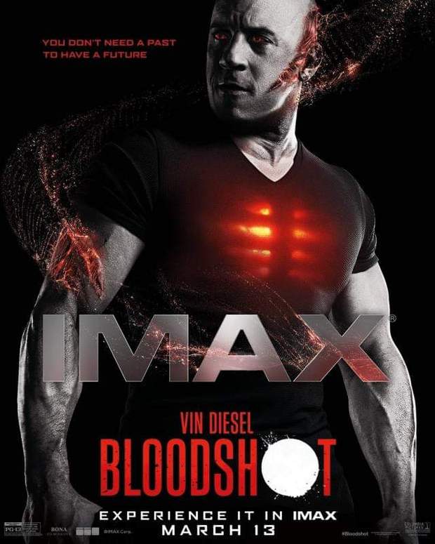 Póster IMAX de (Bloodshot). 