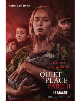 Nuevo Póster de (Un Lugar Tranquilo 2). 
