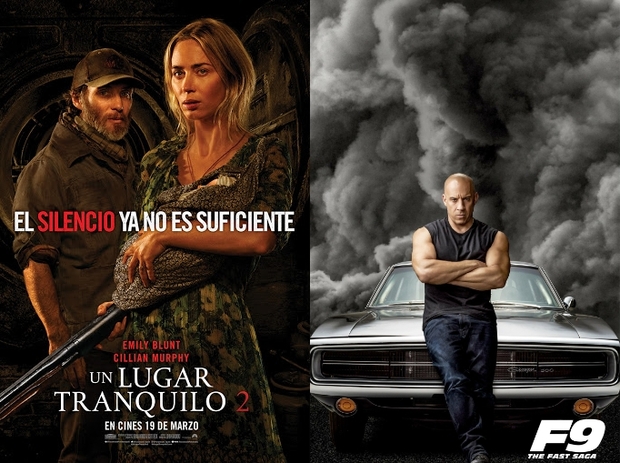 Retrasan los Estrenos por el Coronavirus (Un Lugar Tranquilo 2 y Fast and Furious 9). 