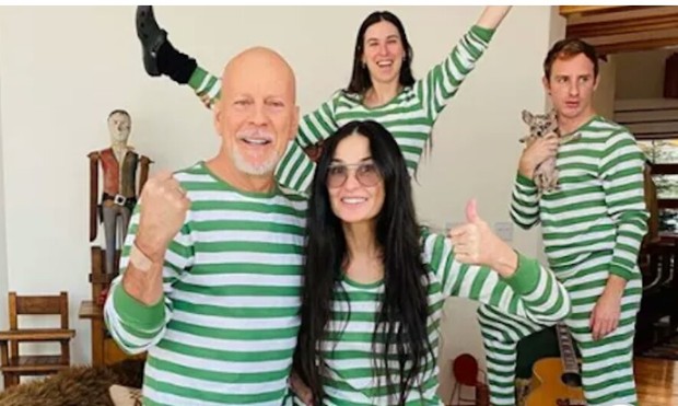 "Bruce Willis y Demi Moore" Pasan juntos la Cuarentena. 