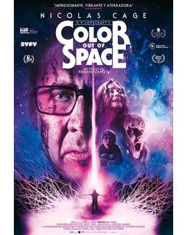 Póster (The Colour Out of Space) con "Nicolas Cage". 