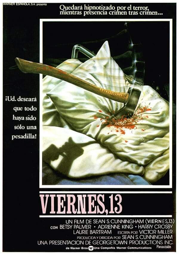 Hoy se Cumplen 40 Años del Estreno de (Viernes 13). Galería de Pósters. 