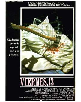 Hoy se Cumplen 40 Años del Estreno de (Viernes 13). Galería de Pósters. 
