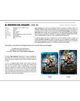 ¡¡Aviso!!. "Blu-ray-R" de (El Misterio del Dragón). 