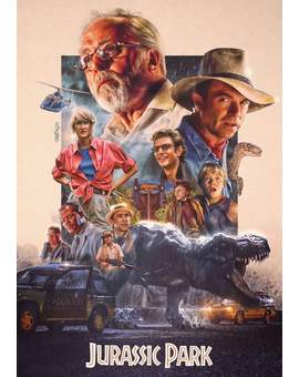 Fan Póster de (Jurassic Park). 