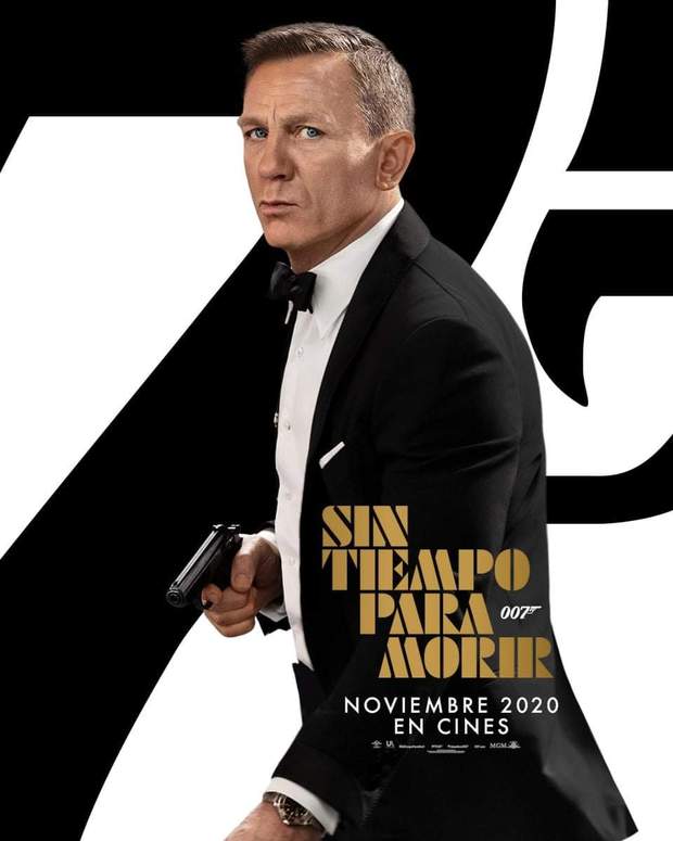 Póster y Trailer mañana jueves de (Sin Tiempo para Morir). 
