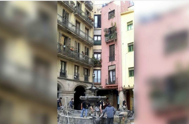 "Mark Wahlberg y Tom Holland" en Barcelona en el Rodaje de (Uncharter: Drake's Fortune). 