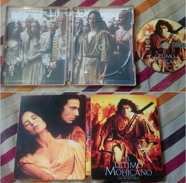 Mi Steelbook de (El Último Mohicano). 