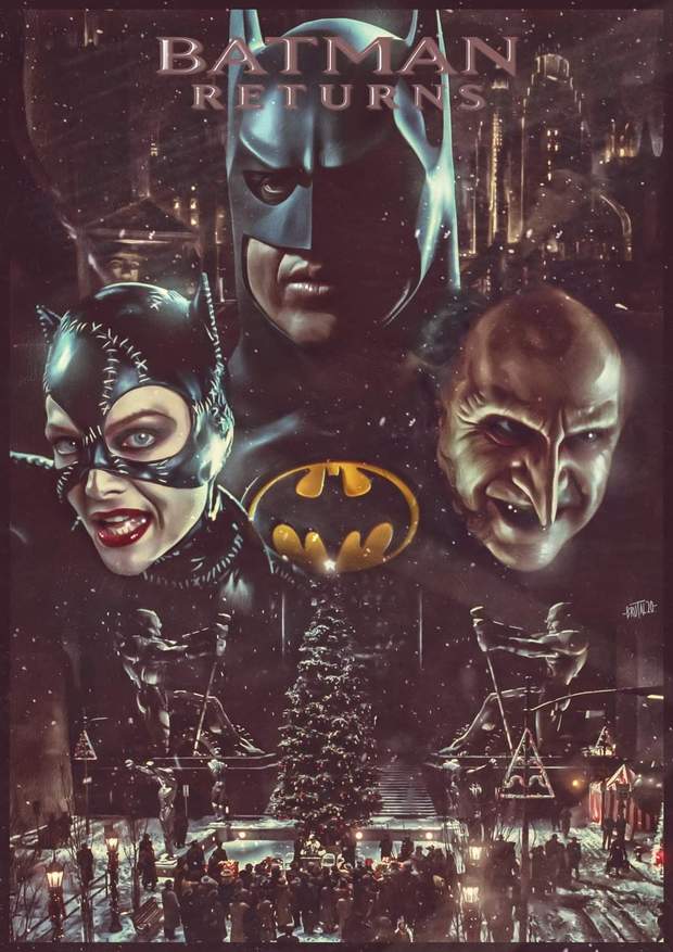 Póster Fan Art de (Batman Returns). 