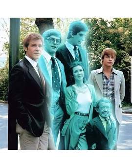 Imagen que circula por la red a los fallecidos de (Star Wars). 