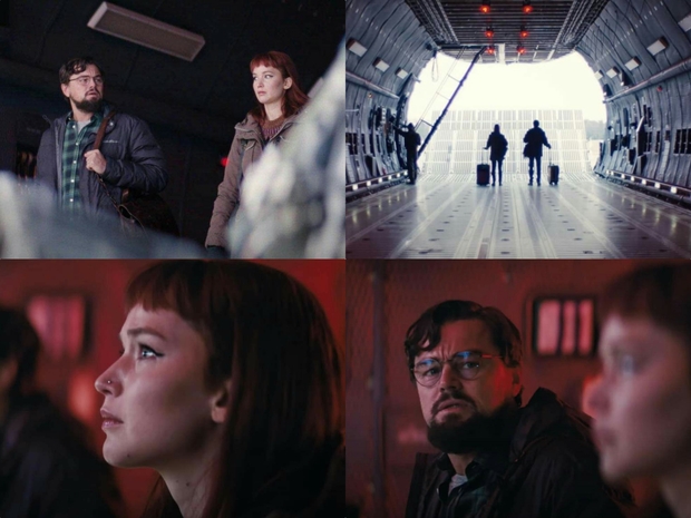 Primer Vistazo a "Jennifer Lawrence y Leonardo Di Caprio" en (Don't Look Up). 