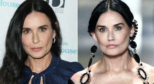 "Demi Moore" Aparece Irreconocible con su Nueva Cara. 