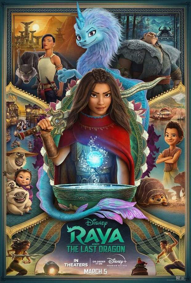 Póster de (Raya y el Último Dragón). 