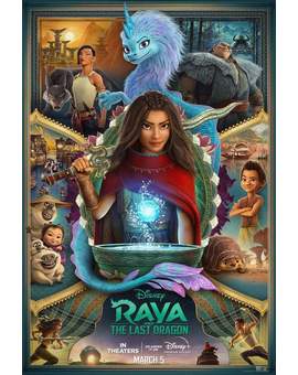 Póster de (Raya y el Último Dragón). 