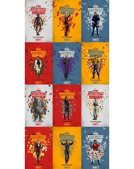 Pósters de los Protagonistas de (The Suicide Squad). 