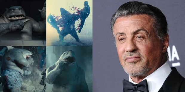 Imagen: "Sylvester Stallone" és la Voz Original de King Shark de (El Escuadrón Suicida). 