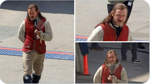 Primeras Imágenes de "Jude Law" como (El Capitán Garfio). 
