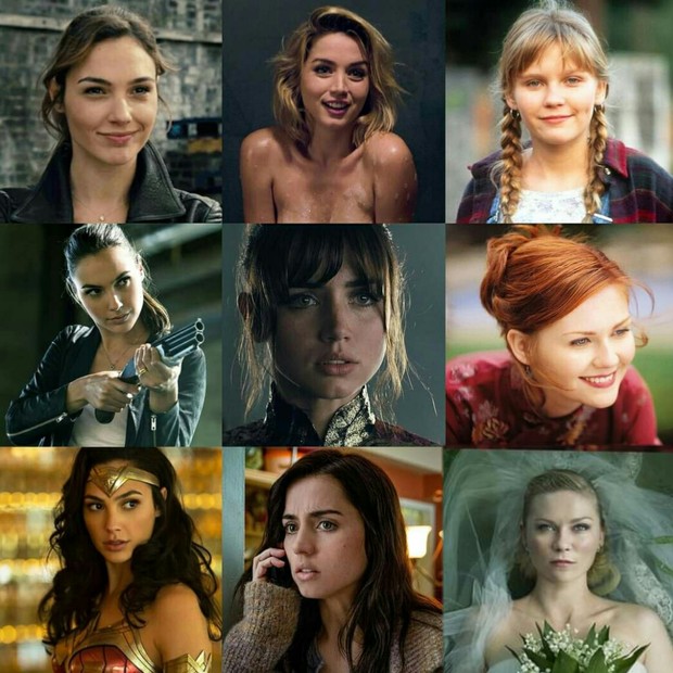 Cumplen Años "Gal Gadot, Ana de Armas y Kristen Dunst". Qué Películas son Vuestras Preferidas?. 