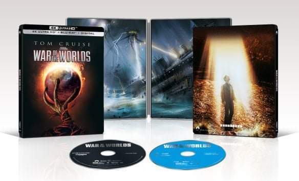 Steelbook 4K (La Guerra de los Mundos) para el 3 de Junio. 