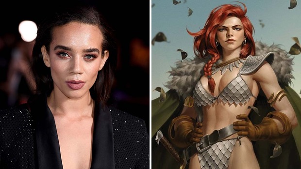 (Red Sonja) Ficha a "Hanna John Kamen" como Protagonista. 