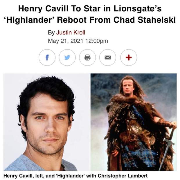 "Henry Cavill" Protagonizará (Los Inmortales). 