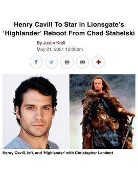 "Henry Cavill" Protagonizará (Los Inmortales). 