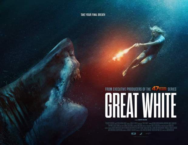 Nuevo Póster Banner de (Great White - Tiburón Blanco). 