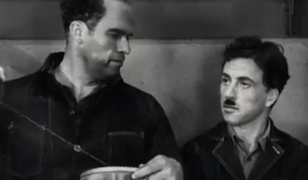 Cine Mudo con "Stallone y Schwarzenegger". 