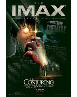 Póster IMAX (The Conjuring 3 - Obligado por el Demonio). 