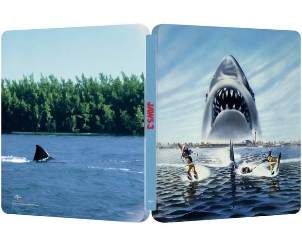 Steelbook (Jaws 3) Reservas Abiertas en Zavvi. 