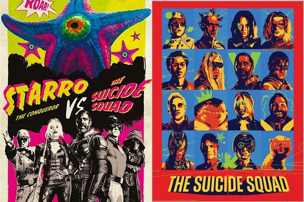 Pósters Promocionales de (El Escuadrón Suicida). 