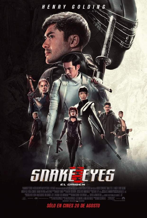 Se Adelanta el Estreno Español de (Snake Eyes - El Origen) del 20 al 13 de Agosto. 