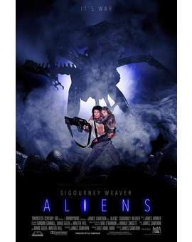 Póster Fan Art de (Aliens). 