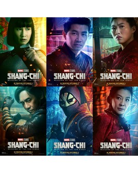 Pósters Individuales de los Personajes de (Shang Chi). 