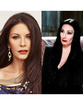 Oficial: "Catherine Zeta-Jones" como Morticia Addams.