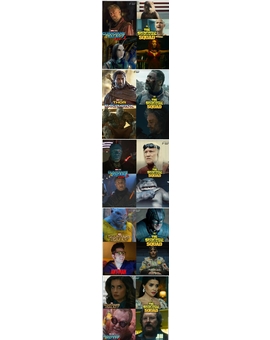 Imagen: Todos los Personajes del UCM que están en (El Escuadrón Suicida) de DC. 