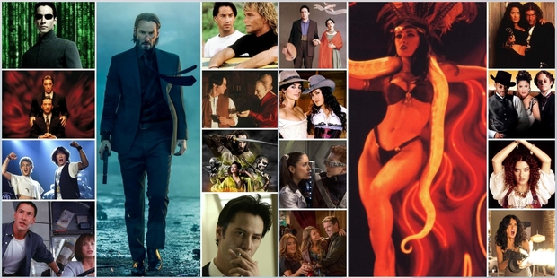 Cumplen Años "Keanu Reeves y Salma Hayek" Qué Películas son Vuestras Preferidas y las que Menos?. 