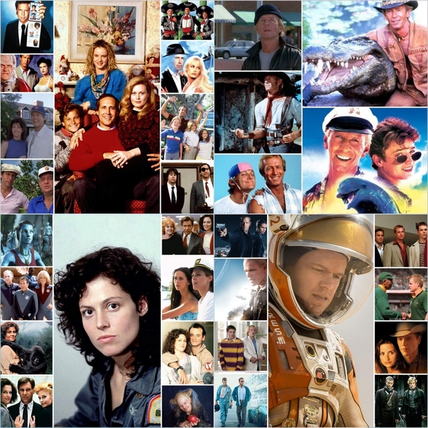 Cumplen Años " Chevy Chase, Paul Hogan, Sigourney Weaver y Matt Damon" Vuestras Películas?.