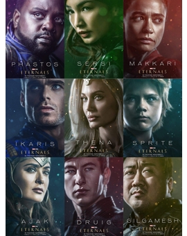 Pósters Individuales de (Eternals).