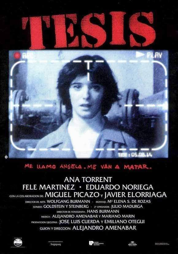 (Tesis) de "Alejandro Amenabar" Tendrá Remake Americano.