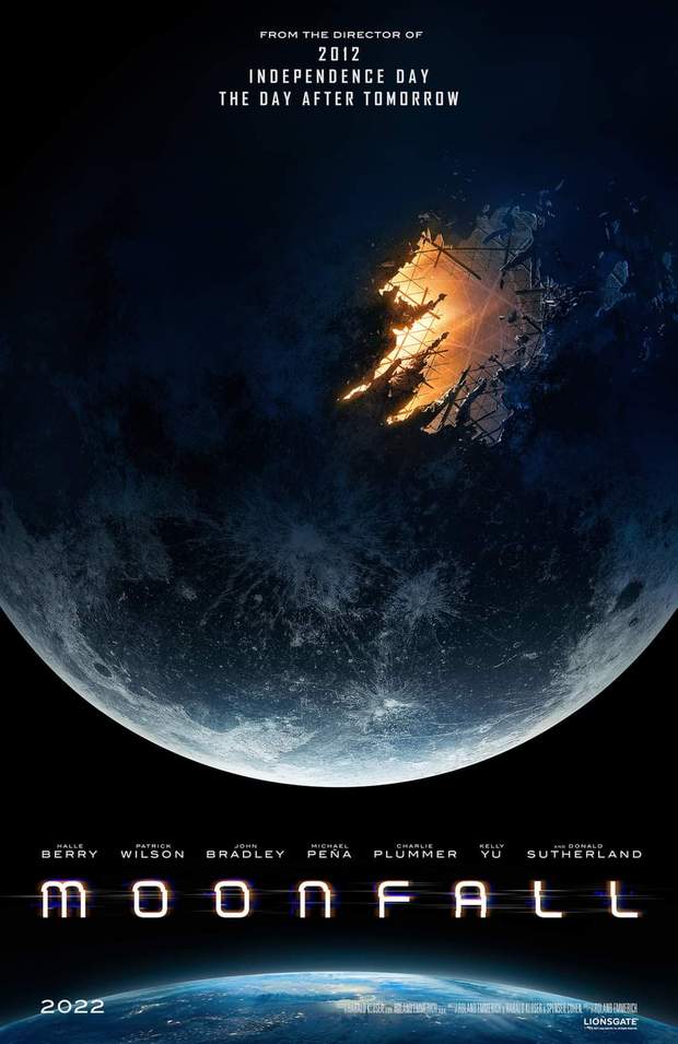 Primer Póster de (Moonfall) de "Roland Emmerich".