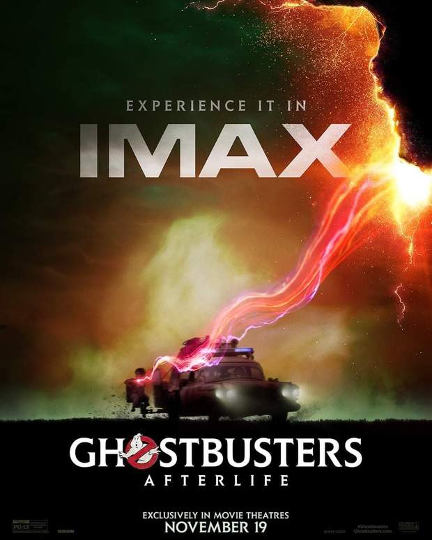 Póster IMAX (Cazafantasmas Afterlife).